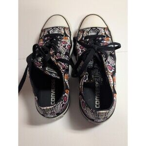 Converse  Low Sugar Skull Día de los Muertos Print Unisex Mens 5 Women's 7